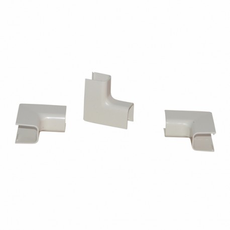 Angle intérieur goulotte condensat 25x25 blanc (X 20)