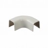 Courbe plane goulotte condensat 25x25 blanc crème (X 20)