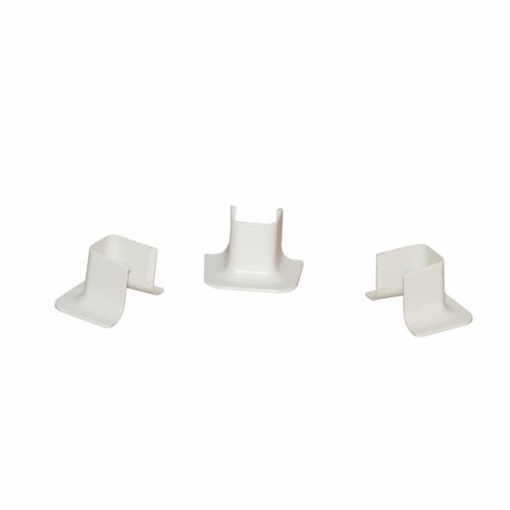 Raccord de connexion sur goulotte 25x25 blanc crème (X 20)