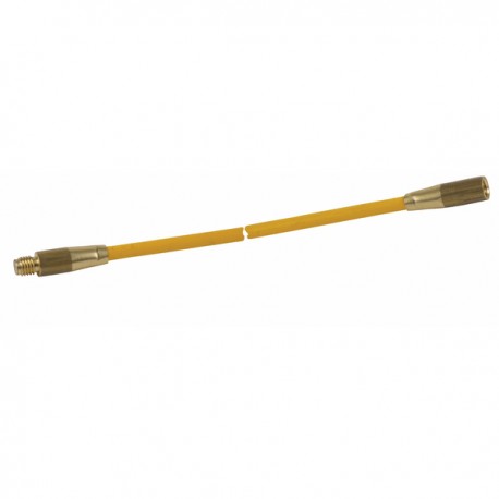 Canne fibre de verre jaune Ø9mm L1.5m