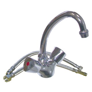 Mélangeur lavabo avec tirette