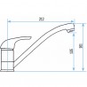 Mitigeur évier monotrou