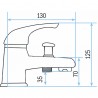 Mitigeur bain/douche monotrou - DIFF