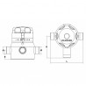 Mitigeur thermostatique collectif de bouclage SE M1"