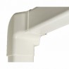 Angle vertical gauche 60x80 blanc pur 9010