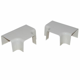 Té de derivation 110x75 blanc pur 9010 (X 2) - DIFF