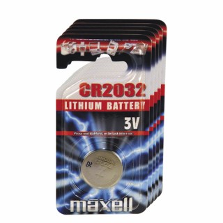 Pile lithium type bouton CR2032 3V (X 5)