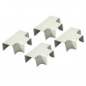 Té de dérivation 60 x 80 blanc pur 9010 (X 4) - DIFF