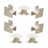 Angle interne 60x45 blanc pur 9010 (X 8)