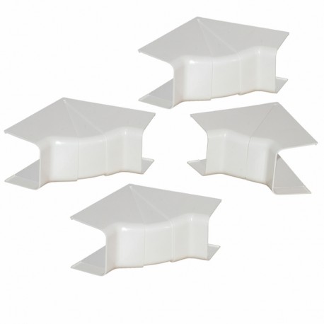 Angle intérieur réglable 60x80 blanc pur 9010 (X 4)