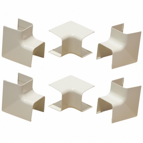 Angle interne 60x80 blanc crème 9001 (X 6)