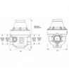 Réducteur ISOBAR FF3/4" capot laiton ISO20F  - ITRON : ISO20FMG