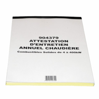 Carnet attestation bois (X 50)