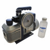 Pompe à vide 2 étages R32 71l/min 15µ électrovanne - GALAXAIR : 2VP-71-EV-R32