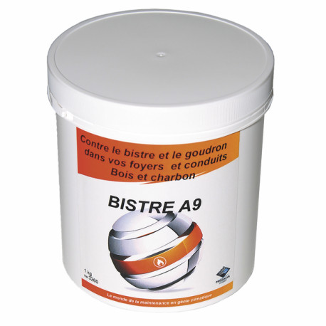 Bistre A9 - produit d'entretien pour cheminées bois et charbon  - PROGALVA : 3260