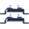 Pince pour fixation sur rail DIN d'un socle (X 2) - E.R.E REGULATION : RZB106A000