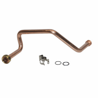 Tubulure échangeur / vanne 3 voies - SAUNIER DUVAL : 0020084534