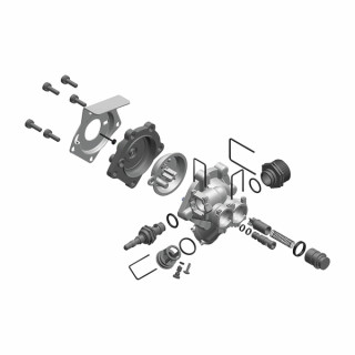 Robinet d´eau (Membrane ovale) (noir) - BOSCH : 8738728064