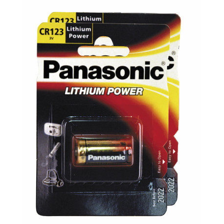 Pile lithium type CR123A 3V (X 2) - DIFF