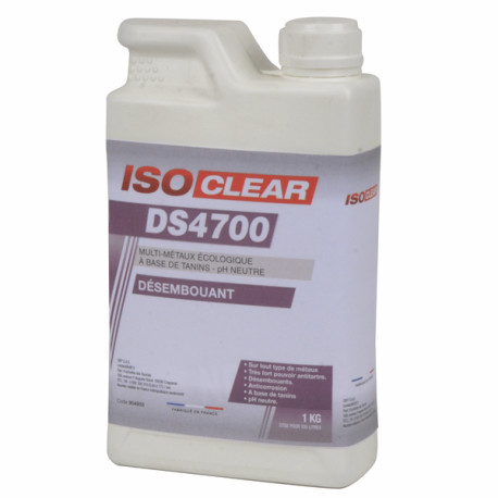 Désembouant DS4700, tous métaux et écologique - ISOCLEAR