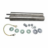 Anode avec câble de masse + garniture - DE DIETRICH CHAPPEE : S504018