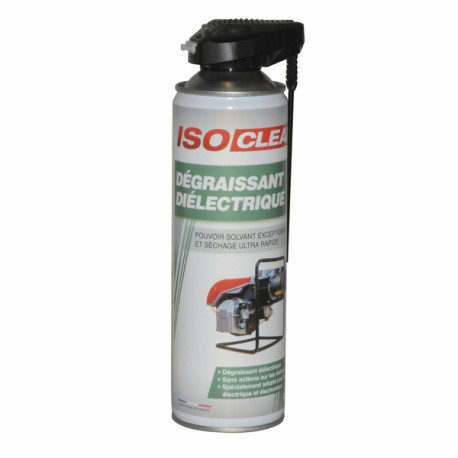 Dégraissant diélectrique aérosol : 650/400ml au CO2 - ISOCLEAR