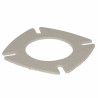 Joint/bride brûleur 156x156x5 Ø90 - CUENOD : 13010502