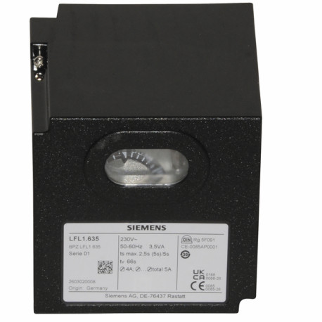 Boîte de contrôle gaz  - SIEMENS : LFL1.635