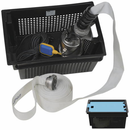 Pompe submersible SANISUB STEEL KIT D'URGENCE  - SFA : SANISUBSTEEL-101