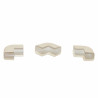 Angle extérieur goulotte condensat 25x25 blanc crème (X 20) - DIFF