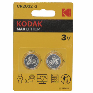 Piles Lithium CR2032 KODAK (X 2) - DIFF