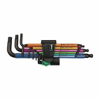 Hex-Plus Multicolour 1 SB jeu de clés mâles coudées - WERA : 05073593001