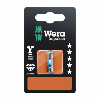 Embout Hex-Plus IMP DC SB Impaktor - 6 x 25 mm - WERA : 05073906001