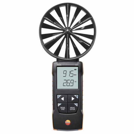 Anémomètre à hélice 100 mm avec connexion App - 417 - TESTO : 0563 0417