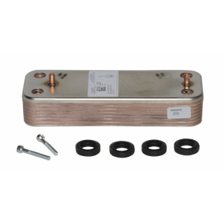 Echangeur sanitaire 14 plaques - DIFF pour De Dietrich Chappée : 711500500