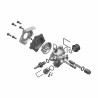 Robinet d´eau (Membrane ovale) (noir) - BOSCH : 8738728064