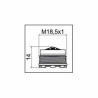 Aérateur TJ/M18.5X1 CACHÉ HONEYCOMB PCA® - NEOPERL : FLEX1207