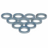 Joint plat ø 14,5x8,5x2 (X 10) - DIFF pour De Dietrich Chappée : S62715
