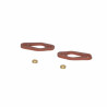 Joint silicone électrode - DIFF pour De Dietrich Chappée : 0306638