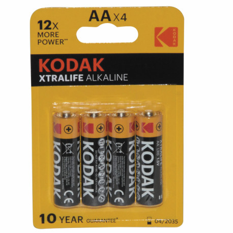 Piles LR06 AA KODAK - DIFF