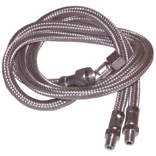 Flexible fioul M1/8" x F1/4" droit (X 2) - DIFF