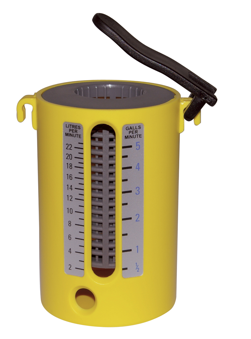 Mesure de débit d'eau